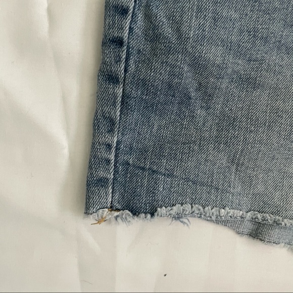 Mossimo/Target Distressed Overalls - Light Wash - Picture 2 of 7